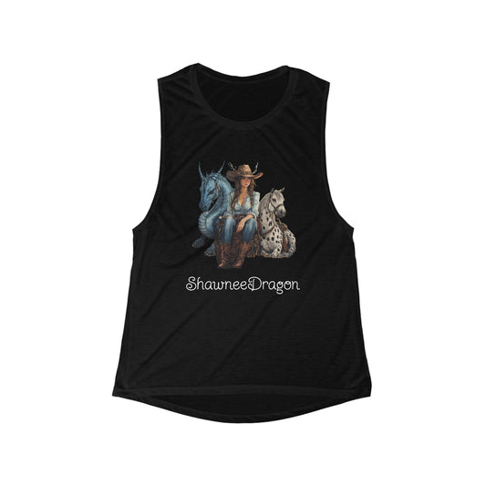 Women's Flowy Scoop Muscle Tank